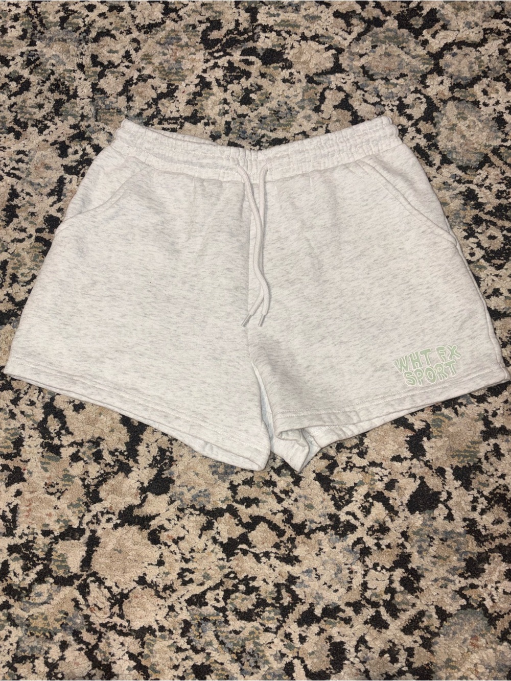 White Fox Light Gray Women's Lounge Shorts